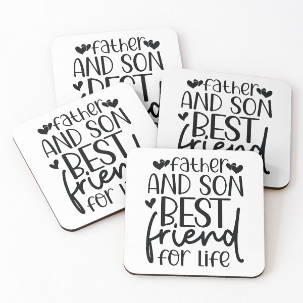 Item preview, Father And Son Best Friend For Life - Cute Fathers Day Retro Vintage Super Dad Husband Family Love Cool Gift designed and sold by FuzionRaptor.