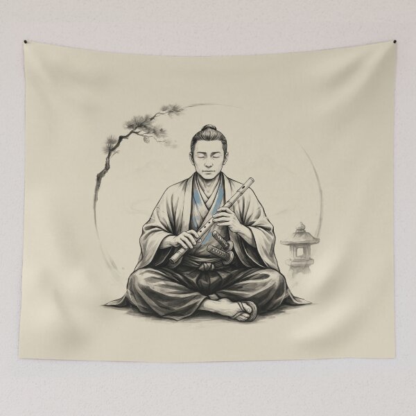 Item preview, Shakuhachi Zen Warrior designed and sold by SignumShop.