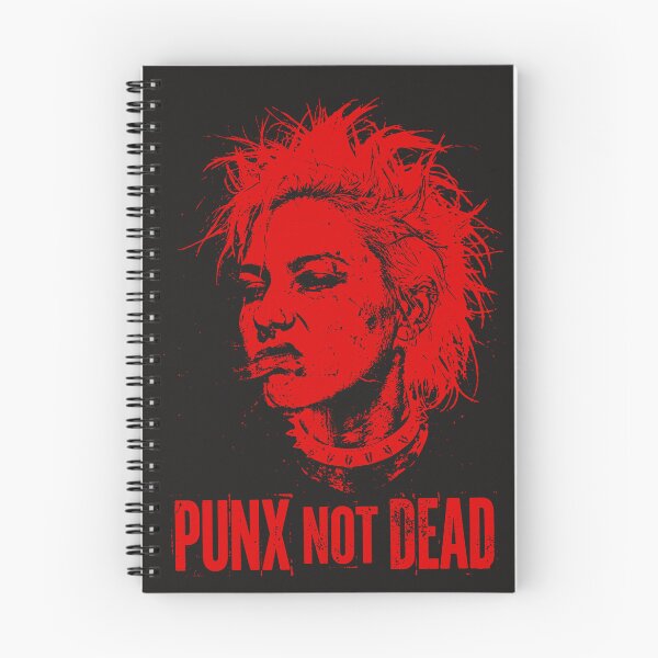 Item preview, UNFILTERED No.10: Punks Not Dead Spiky Hair Punk Rock Girl Aesthetic designed and sold by NO BEAVER NO PUNK.