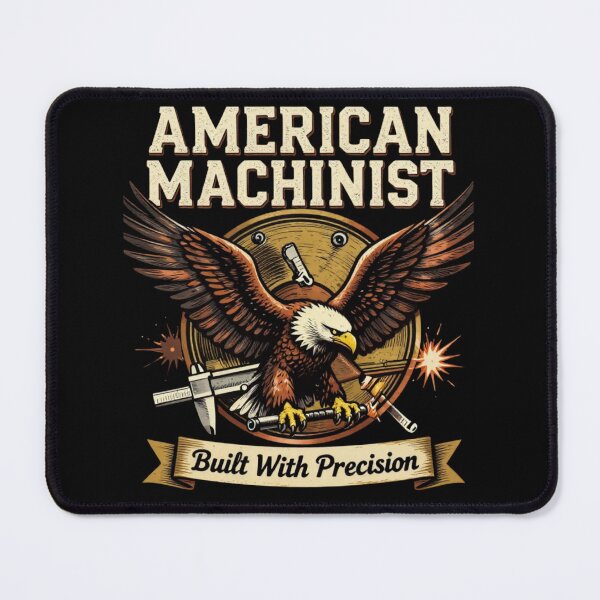 Item preview, American Machinist Eagle Pride | CNC Operator Shirt designed and sold by LabCore.