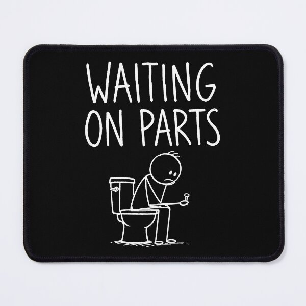 Item preview, Mechanic Men Auto Repair Waiting on Parts Car Technician designed and sold by Doodletext.