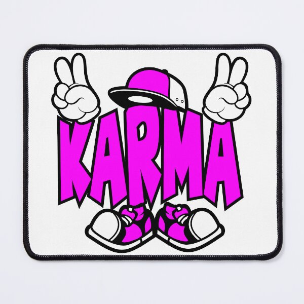 Item preview, Karma - PHILOSOPHY Fuchsia Comic Words funny designed and sold by NFTWords.