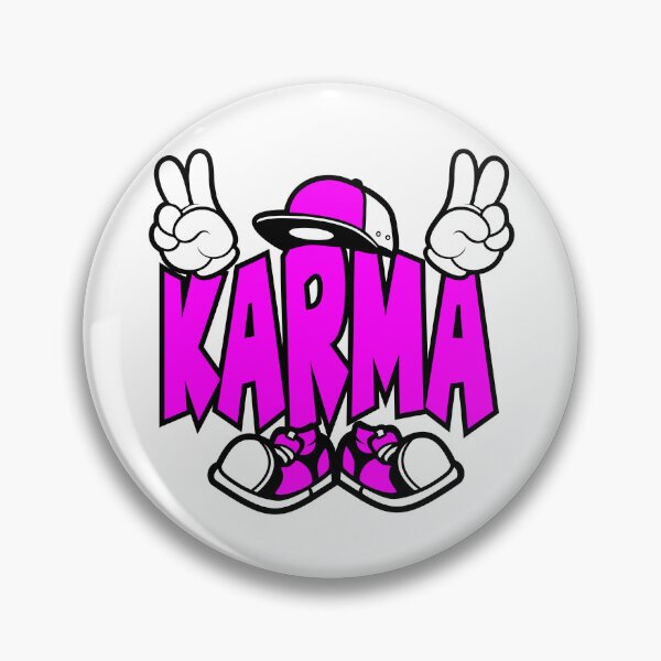 Item preview, Karma - PHILOSOPHY Fuchsia Comic Words funny  designed and sold by NFTWords.