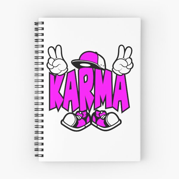 Item preview, Karma - PHILOSOPHY Fuchsia Comic Words funny  designed and sold by NFTWords.