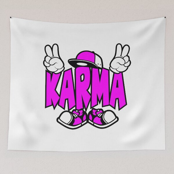 Item preview, Karma - PHILOSOPHY Fuchsia Comic Words funny designed and sold by NFTWords.