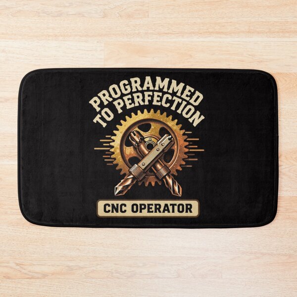 Item preview, Programmed To Perfection | CNC Machinist Shirt designed and sold by LabCore.