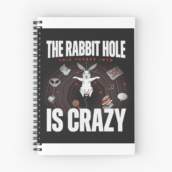 Item preview, "The Rabbit Hole This Turned Into Is Crazy" designed and sold by NoNameDrops.