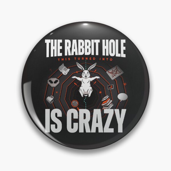 Item preview, "The Rabbit Hole This Turned Into Is Crazy" designed and sold by NoNameDrops.