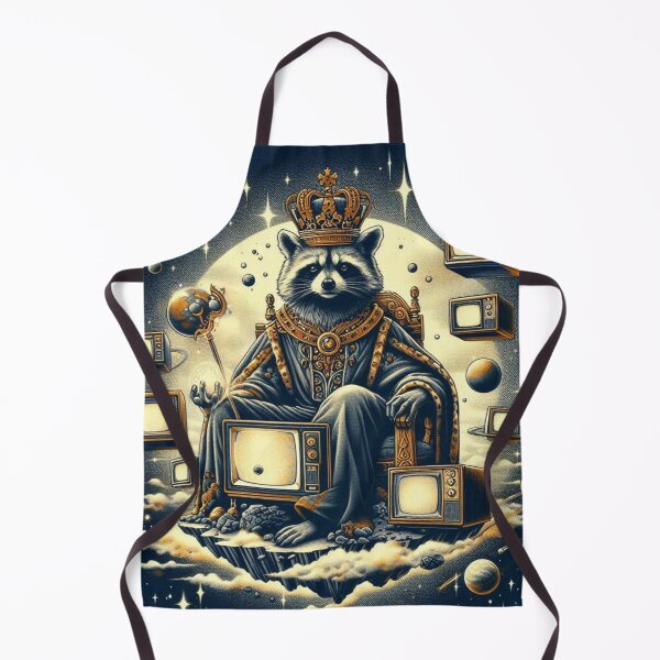 Item preview, Cosmic Raccoon King – Throne of Stars designed and sold by Dogandesighn.