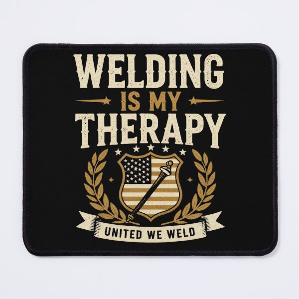 Item preview, Welding Is My Therapy | Patriotic Welder Shirt designed and sold by LabCore.