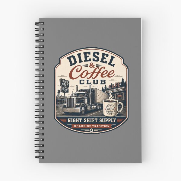 Item preview, Diesel And Coffee Club Trucker Truck Stop Design designed and sold by Jackson2288.