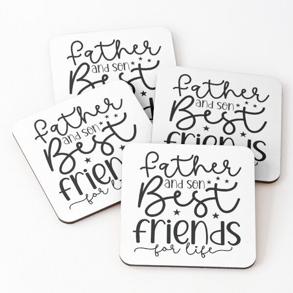 Item preview, Father And Son Best Friends For Life - Cute Fathers Day Retro Vintage Super Dad Husband Family Love Gift designed and sold by FuzionRaptor.