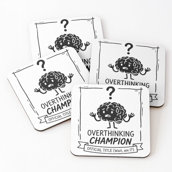 Item preview, Overthinking Champion Retro Aesthetic Mental Health designed and sold by TobattoVision Commodities.