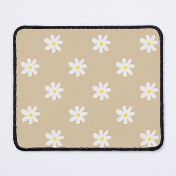 Item preview, Beige Daisy Pattern Phone Case for Mom or Her | Neutral Aesthetic Floral Journal for Students or Teacher | Minimalist Flower Blanket for Girls | Boho Sand Daisy Tote Bag Gift for Nurse designed and sold by VivaFy.