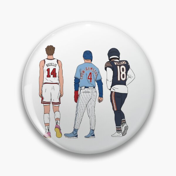 Item preview, Chicago Big 3 designed and sold by Hoops and Movie Sticks.