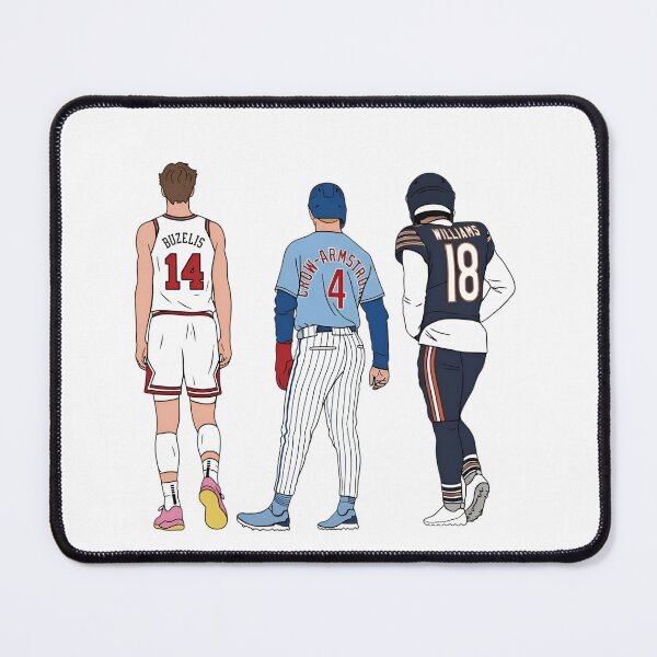 Item preview, Chicago Big 3 designed and sold by Hoops and Movie Sticks.