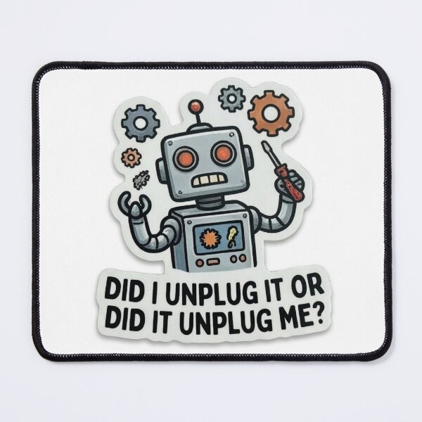 Item preview, Did I Unplug It Or Did It Unplug Me? designed and sold by Khatumeye.