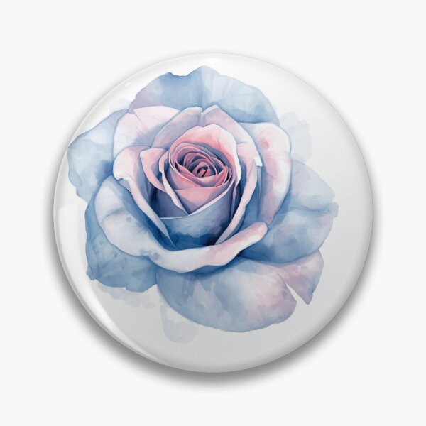 Item preview, Blue rose watercolor designed and sold by uunaa.