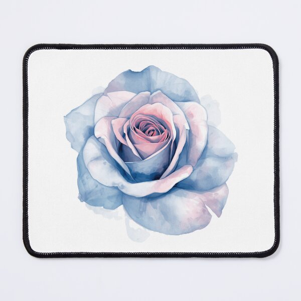 Item preview, Blue rose watercolor designed and sold by uunaa.
