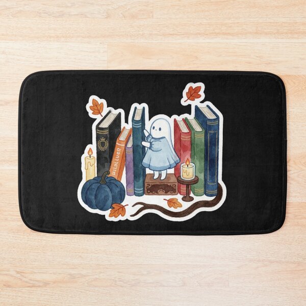 Item preview, Ghost Librarian | Cozy Bookish Halloween Spirit designed and sold by AillustriaAK.
