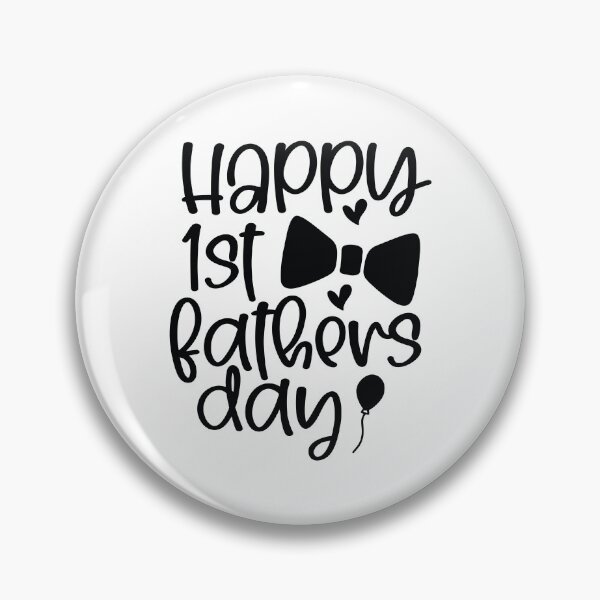 Item preview, Happy 1st Fathers Day - Cute First Fathers Day Retro Vintage New Dad Husband Family Born Baby Love Cool Gift designed and sold by FuzionRaptor.
