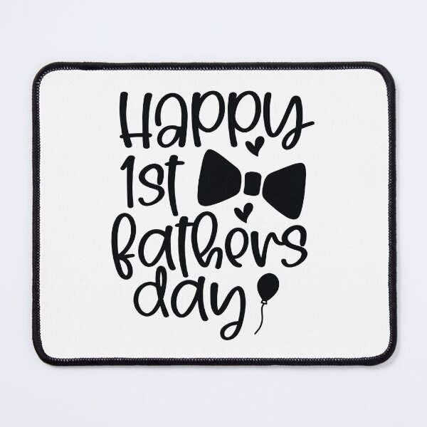 Item preview, Happy 1st Fathers Day - Cute First Fathers Day Retro Vintage New Dad Husband Family Born Baby Love Cool Gift designed and sold by FuzionRaptor.