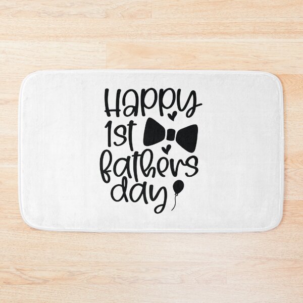 Item preview, Happy 1st Fathers Day - Cute First Fathers Day Retro Vintage New Dad Husband Family Born Baby Love Cool Gift designed and sold by FuzionRaptor.