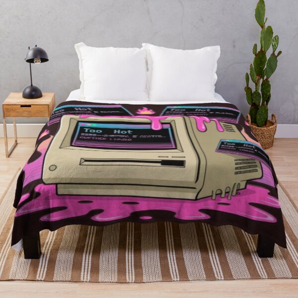 Item preview, Funny Melting Retro Computer in Summer Heat designed and sold by DailySparks.
