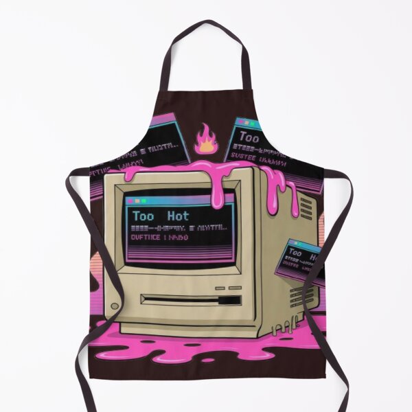 Item preview, Funny Melting Retro Computer in Summer Heat designed and sold by DailySparks.