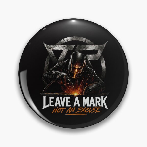 Item preview, Leave A Mark Not An Excuse | Motivational Welder Shirt designed and sold by LabCore.