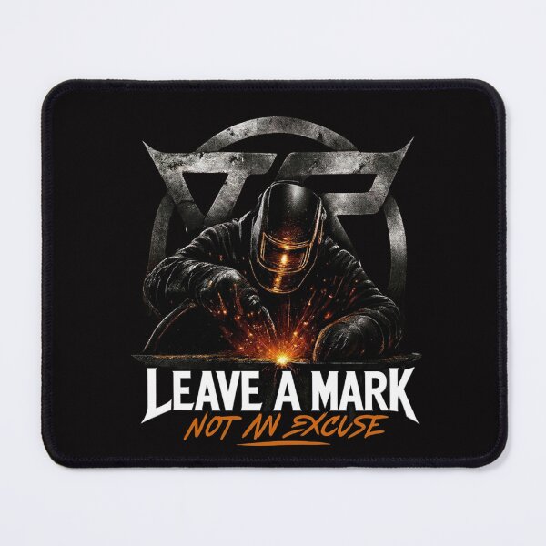 Item preview, Leave A Mark Not An Excuse | Motivational Welder Shirt designed and sold by LabCore.