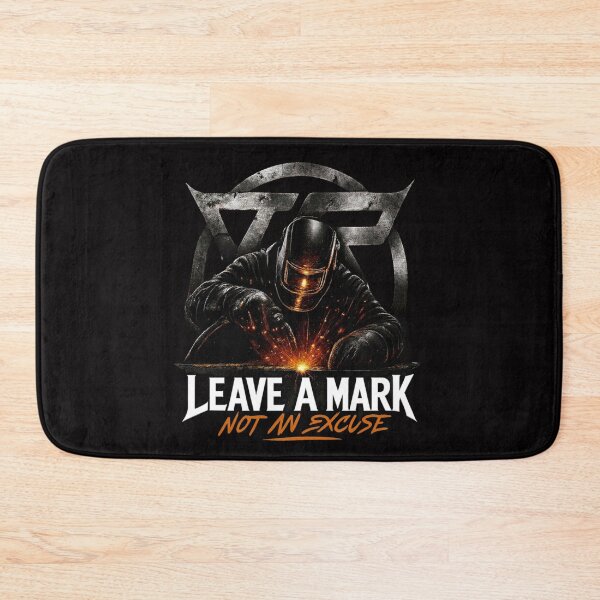 Item preview, Leave A Mark Not An Excuse | Motivational Welder Shirt designed and sold by LabCore.