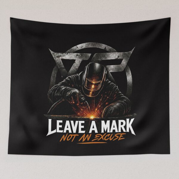 Item preview, Leave A Mark Not An Excuse | Motivational Welder Shirt designed and sold by LabCore.