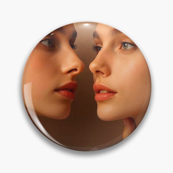 Item preview, Soft Glam WLW Portrait | Tender Moment Lesbian Couple | Warm Romance Art designed and sold by IRON SIREN.