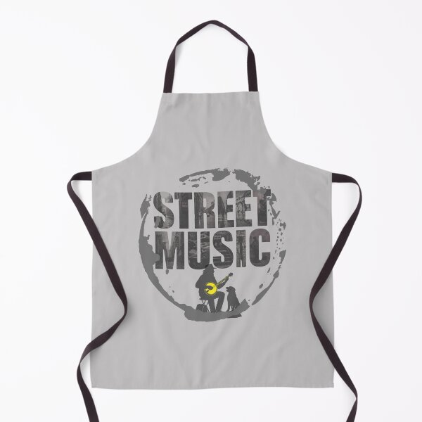 Item preview, Street Music Guitar Player with Dog Vintage Urban Musician Design. designed and sold by LunaPrintCo.
