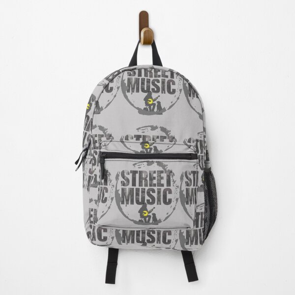 Item preview, Street Music Guitar Player with Dog Vintage Urban Musician Design. designed and sold by LunaPrintCo.