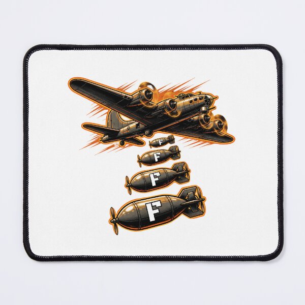 Item preview, Dropping F-Bombs Bomber Plane Vintage Comic designed and sold by TshirtsOnline-.