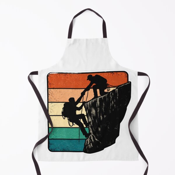 Item preview, Helping Hand – Retro Rock Climbing Sunset Sticker designed and sold by Gabe1983.