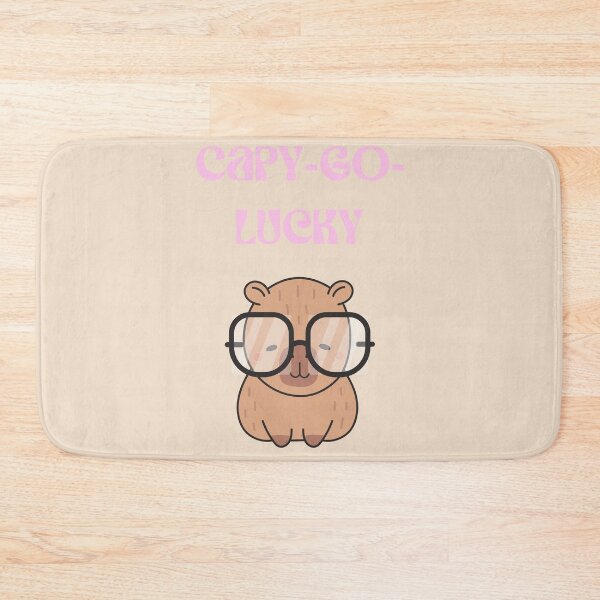 Item preview, Capy-Go-Lucky Funny Capybara designed and sold by SpartanDStore.