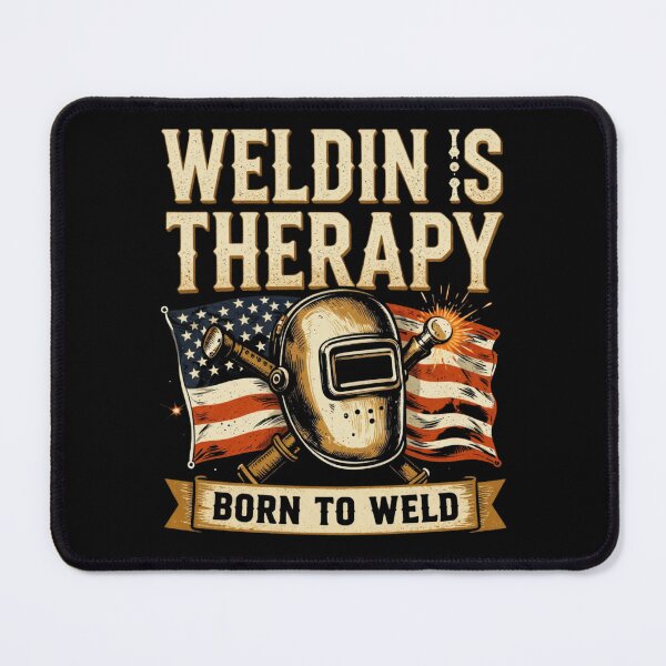 Item preview, Welding Is My Therapy | American Welder Shirt designed and sold by LabCore.