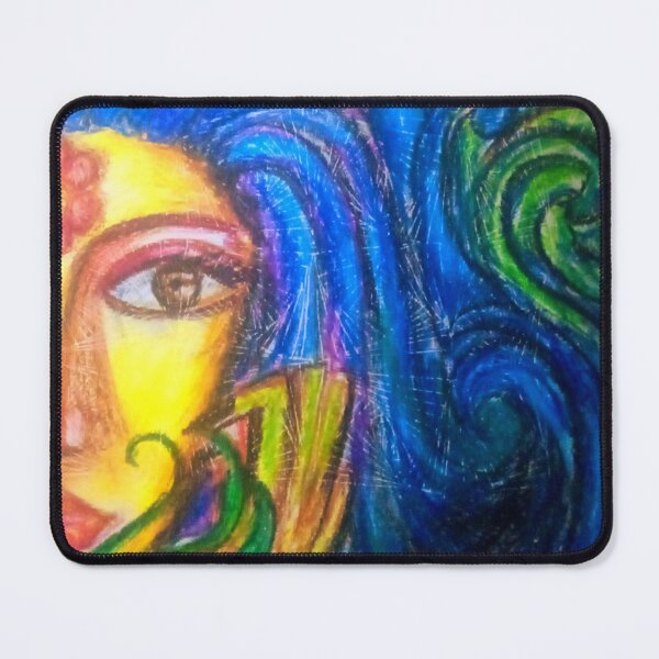 Item preview, Spiritual mixed medium- Vibrant Goddesss nature divine feminine energy designed and sold by Shukasya-Arts.