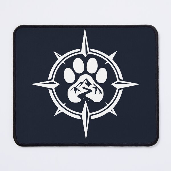 Item preview, Compass Paw Print Mountain Trail designed and sold by Corvoria.