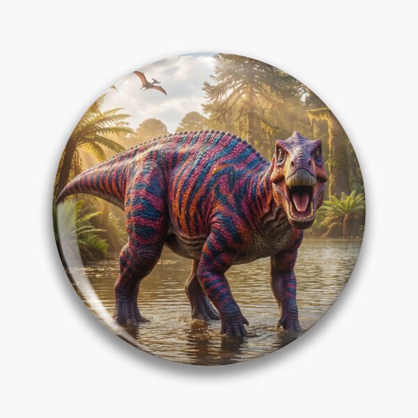 Item preview, Iguanodon Dinosaur Wades in Ancient Lake designed and sold by Tridentulus.