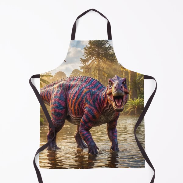 Item preview, Iguanodon Dinosaur Wades in Ancient Lake designed and sold by Tridentulus.