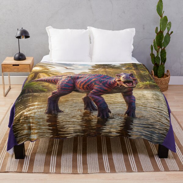 Item preview, Iguanodon Dinosaur Wades in Ancient Lake designed and sold by Tridentulus.
