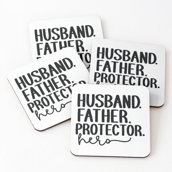 Item preview, Husband Father Protector Hero - Cute Fathers Day Retro Vintage Super Dad Family Love Cool Men Gift designed and sold by FuzionRaptor.