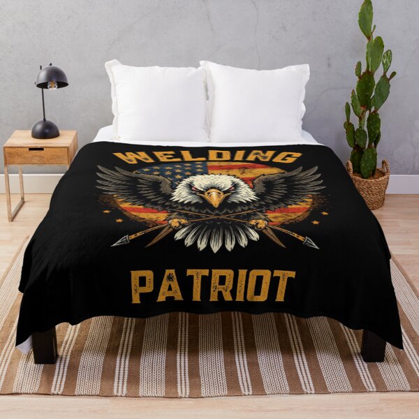 Item preview, Welding Eagle | American Flag Shirt designed and sold by LabCore.