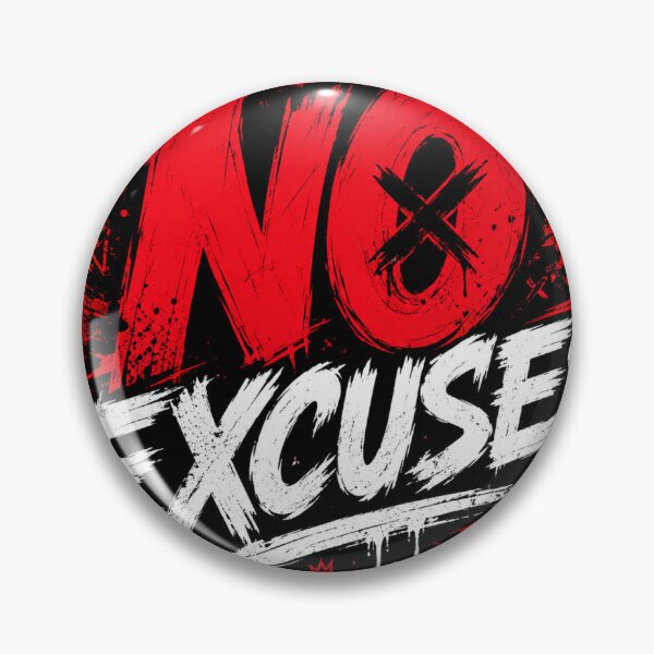 Item preview, No excuses - Motivational Sticker designed and sold by huzaifashajapur.