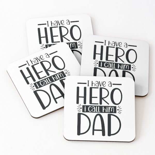 Item preview, I Have A Hero I Call Him Dad - Cute Fathers Day Retro Vintage Super Dad Husband Family Love Gift designed and sold by FuzionRaptor.