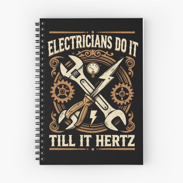 Item preview, Electricians Do It Till It Hertz | Electrician Shirt designed and sold by LabCore.